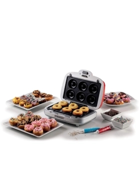 Ariete - 700W Multifunction Sandwiches and Cookies Maker Red 11 x 22 x 27 cm