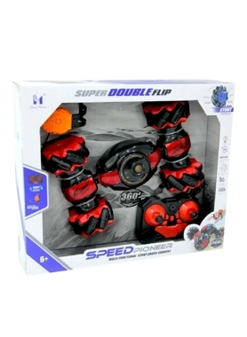 HST CAR SKIDDING STUNT RED