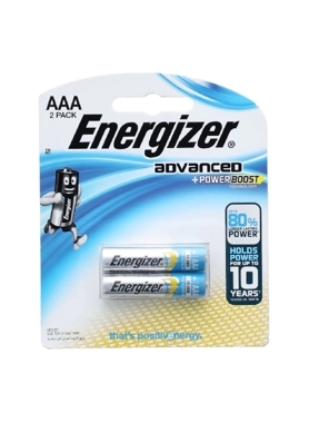 ENERGIZER 2PCS AAA E2 TITANIUM BATTERIES