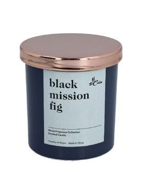 CELIA GLASS JAR CANDLE BLACK MISSION FIG