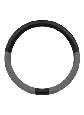 CAT® TWOTONE STEERING WHEEL COVR CHRCOAL