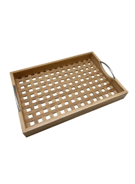 BIEN SERVI TRAY 43X29X5CM BAMBOO