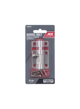 ACE BARREL BOLT 6.35CM(2.5in) HD S/STEEL
