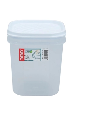 TATAY FOOD CONTAINER 0.7L SQUARE WHITE