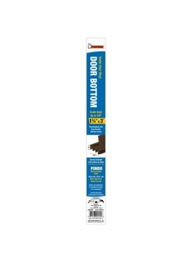 Frost King - Screw-On Vinyl and Thermoplastic Door Bottoms Brown 1-3/4 x 36 Inch