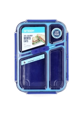 SMASH LUNCH BOX BENTO EATS BLUE/GRN
