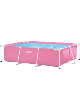 INTEX PINK RECTANGULAR FRAME POOL