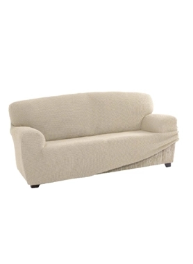 Sofa Skin - Niagara 3-Seater Stretchable and Elegant Design Sofa Cover Beige 180-230 cm