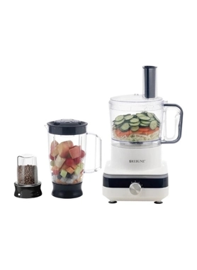 Rebune - 800W 7-in-1 Food Processor White and Black 2 L