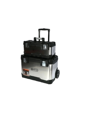 TACTIX ROLNGTOOLBOX SET2IN1PLSTC&S.STEEL