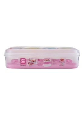 SNIPS PLASTIC CUPCAKE CARRIER PINK