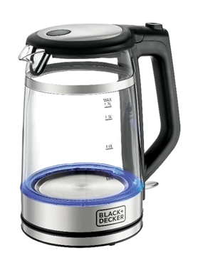 BLACK+DECKER Glass Kettle 1.7L 2200W