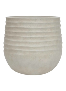 SERENE PLANTER 53X49CM SANDY BEIG F.GLSS