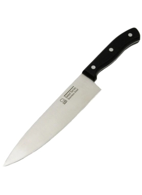 Chef Craft - Select Series Premium Stainless Steel Chef Knife Black and Silver 8 Inch