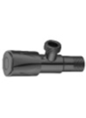Muller - High Quality Durable Angle Valve Black 4 x 7.6 x 11 cm