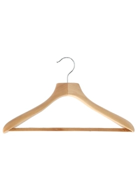 YIKAI SUIT HANGER WOOD WIDE SHOULDER&BAR