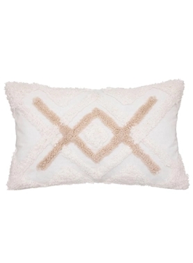 REC CUSHION COVER TUFTD IVORY30X50CM