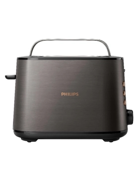 PHILIPS 5000 SERI TOASTER BLACK &COPPER