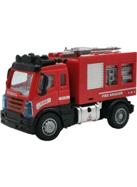 HST 4WAY FIRE BRIGADE TRUCK W/REMOTE RED