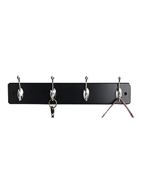 HONEYBEE ROLLY HOOKS COAT 4 RACK BLACK