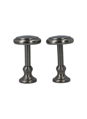 MICASA TIE BACK OLSO 2PCS/PK PEWTER