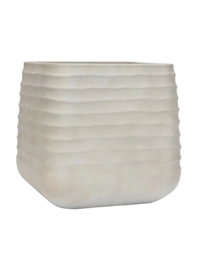 SERENE PLANTR 50.5X49CM SNDY BEIG F.GLSS
