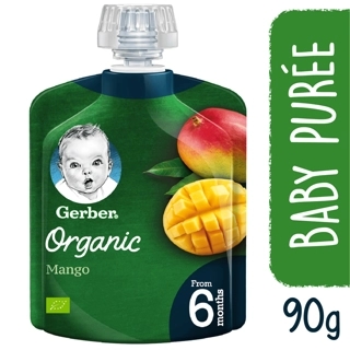Gerber Organic Mango Baby Food From 6 Months 90g