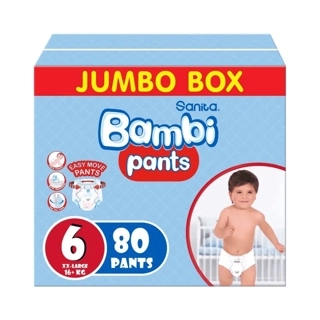 Bambi Sanita Easy Move Pants XX-Large 80 Pieces