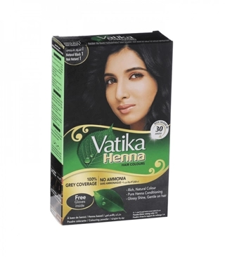 Vatika Natural Black Henna Hair Colour 60g