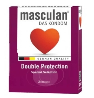 Masculan Das Kondom Double Protection 3 Pieces