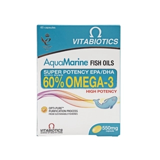 Aquamarine Omega 3 60Capsules