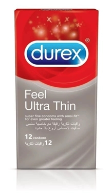 Durex Feel Thin Ultra Featherlite 12Pieces