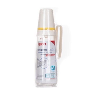 Pigeon Glass Nursing Bottle with Handle 240ml