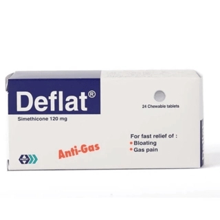 Deflat 120Mg 24 Chewable Tab.