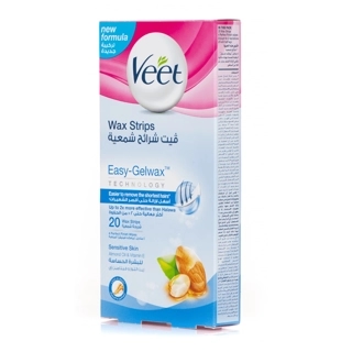 Veet Professional Easy Gel Wax Strips 20 Pieces