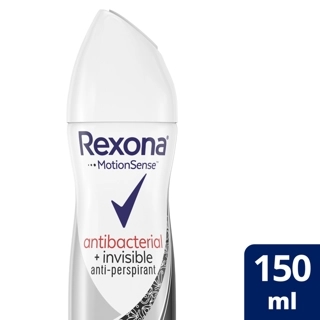 Rexona Deodorant Body Spray for Women Antibacterial and Invisible 150ml
