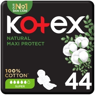 Kotex Natural Maxi Protect Thick Pads 44 Pieces