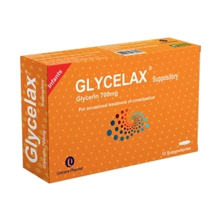 Glycelax 700 Mg 12 supp