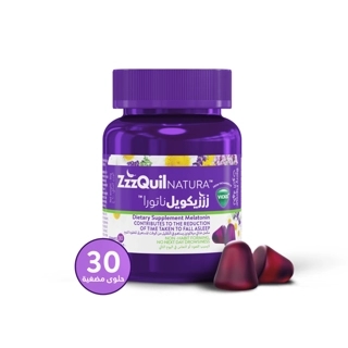 Vicks ZzzQuil Natura Melatonin Gummies 30 Pieces
