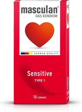 Masculan Sensitive Type 1 Condoms 10 Pieces