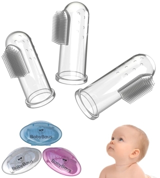 Pink Baby Toothbrush for 0-3 Years