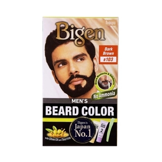 Bigen Dark Brown Men\'s Beard Color 40g