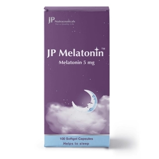 JP Nutraceuticals Melatonin 5mg Soft Gel Capsules 100 Count