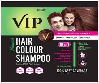 VIP Brown Hair Color Shampoo 20ml