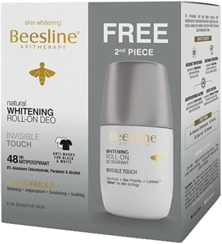Beesline Deo Roll On Whitening Invisible Touch 50 ML 1+1