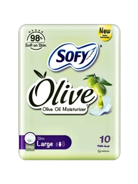 Sofy Olive Slim Large 10Pieces