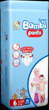 Sanita Bambi Pants XX Large 40Pieces