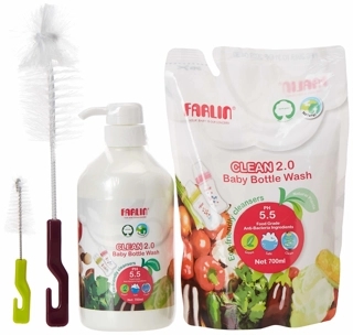 Farlin Combo Set - Wash & Brush 1Packet