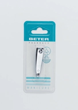 Beter Chromed Nail Cutter with File