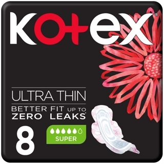 Kotex Ultra Thin Super Size Sanitary Pads 8 Pieces